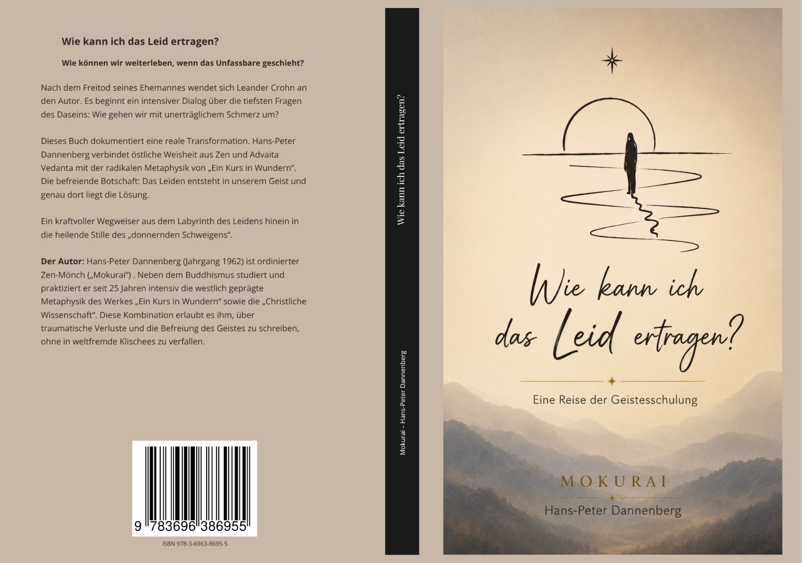 Buchrückseite mit Klappentext: Wie kann ich das Leid ertragen?